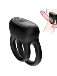 ARMONY - VIBRADOR DE ANEL DUPLO PRETO