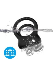 ARMONY - VIBRADOR DE ANEL DUPLO PRETO
