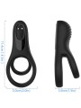 ARMONY - DOBLE ANILLO VIBRADOR NEGRO