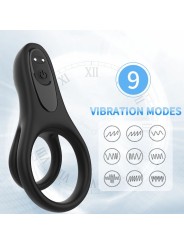 ARMONY - VIBRATORE DOPPIO ANELLO NERO