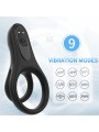 ARMONY - DOBLE ANILLO VIBRADOR NEGRO