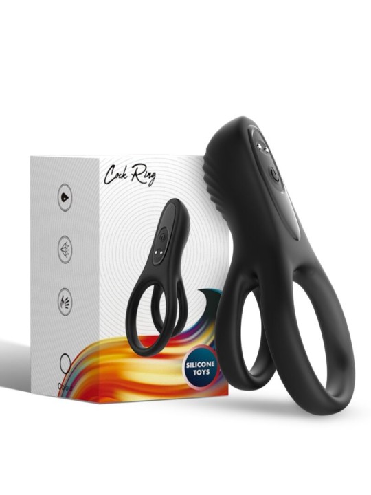 ARMONY - DOBLE ANILLO VIBRADOR NEGRO
