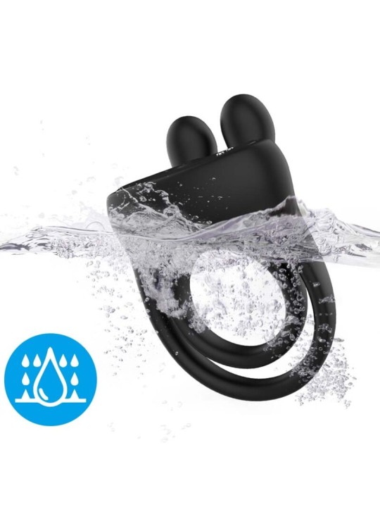 ARMONY - RING VIBRATOR RABBIT BLACK