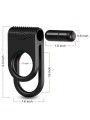 ARMONY - TWINS DOUBLE VIBRATEUR POUR COUPLES NOIR