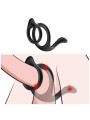 ARMONY - TAIL DOUBLE ANAL RING BLACK