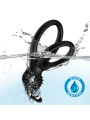 ARMONY - TRAVELER ANILLO DOBLE VIBRADOR PAREJA RABBIT NEGRO