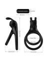 ARMONY - TRAVELER ANILLO DOBLE VIBRADOR PAREJA RABBIT NEGRO