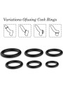 ARMONY - RINGS SILICONE BLACK