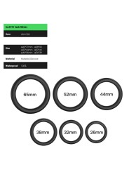 ARMONY - LOCK RINGS SILICONE BLACK