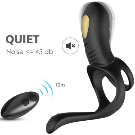 ARMONY - JOY JUMPER RING VIBRATEUR POUR COUPLES & TÉLÉCOMMANDE ANAL PL