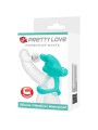 PRETTY LOVE - DANTE GREEN RABBIT VIBRATOR RING