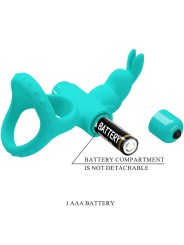 PRETTY LOVE - FIGGY GREEN RABBIT VIBRATORRING