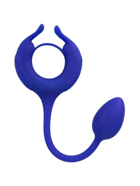 CALEXOTICS - ADMIRAL ANILLO CON PESO PARA PENE AZUL