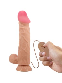 PRETTY LOVE - SÉRIE SLIDING SKIN DILDO REALÍSTICO COM VENTOSA DESLIZAN