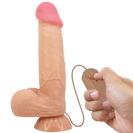 PRETTY LOVE - SÉRIE SLIDING SKIN DILDO REALÍSTICO COM VENTOSA DESLIZAN