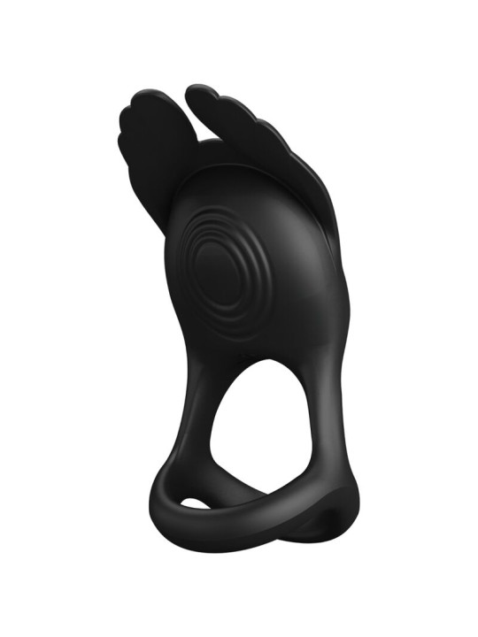 PRETTY LOVE - SILAS VIBRANT PENIS RING 7 VIBRATIONEN SCHWARZES SILIKON