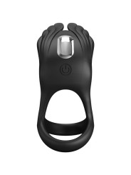 PRETTY LOVE - SILAS ANEL PARA PÊNIS VIBRANTE 7 VIBRAÕES SILICONE PRETO