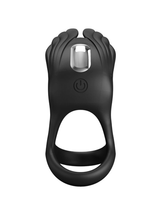 PRETTY LOVE - SILAS VIBRANT PENIS RING 7 VIBRATIONEN SCHWARZES SILIKON