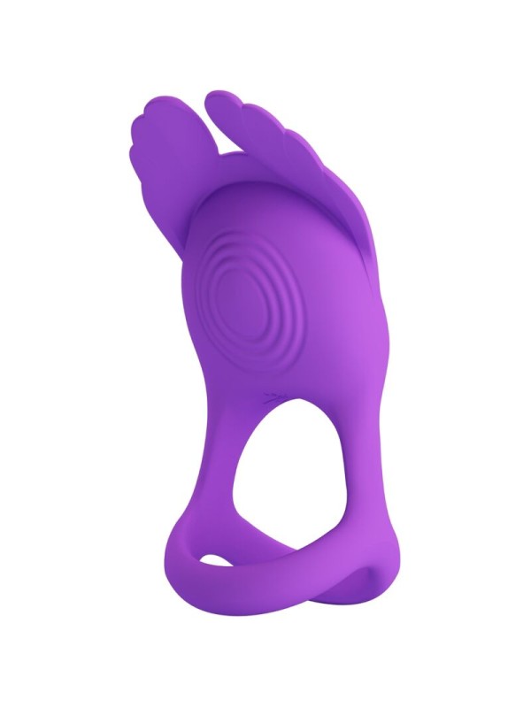 PRETTY LOVE - SILAS ANELLO PER PENE VIBRANTE 7 VIBRAZIONI IN SILICONE 