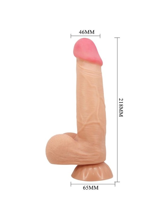 PRETTY LOVE - SLIDING SKIN SERIES REALISTIC DILDO WITH SLIDING SKIN SU