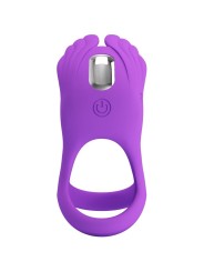 PRETTY LOVE - SILAS ANILLO VIBRADOR 7 VIBRACIONES SILICONA LILA