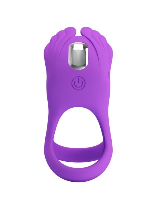 PRETTY LOVE - SILAS VIBRATIERING 7 VIBRATIES LILAC SILICONEN