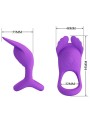 PRETTY LOVE - SILAS ANILLO VIBRADOR 7 VIBRACIONES SILICONA LILA