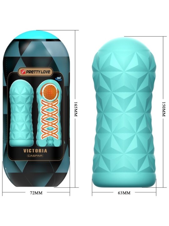 PRETTY LOVE - MASTURBATEUR VICTORIA CASPAR VERT AQUA
