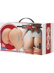 CRAZY BULL - REALISTISCHE VAGINA EN ANUS VIBRATOR HAILEY