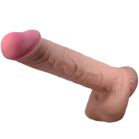 PRETTY LOVE - SLIDING SKIN SERIES DILDO REALÍSTICO CON VENTOSA PIEL DE