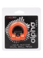 CALEXOTICS - ALPHA ANEL DE BOLA DUPLA LARANJA