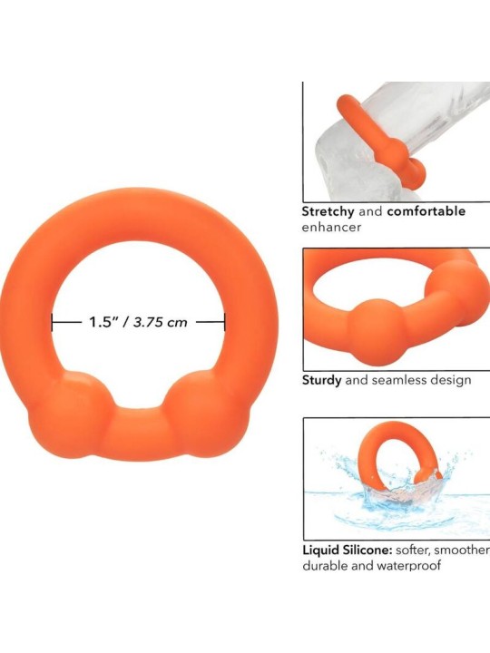 CALEXOTICS - ALPHA DOUBLE BALL RING ORANJE