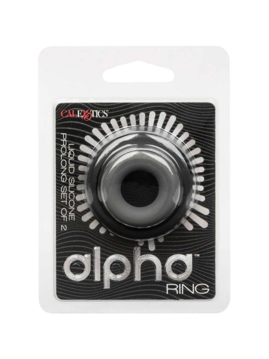 CALEXOTICS - ALPHA PROLONG LOT DE 2 BAGUE GRIS