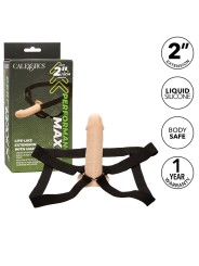 CALEXOTICS - EXTENSION PERFORMANCE MAXX RÉALISTE AVEC HARNAIS PEAU CLA