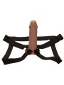 CALEXOTICS - PERFORMANCE MAXX LIFE-LIKE EXTENSION WITH HARNESS BROWN S