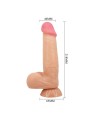 PRETTY LOVE - SÉRIE SLIDING SKIN DILDO REALÍSTICO COM VENTOSA DESLIZAN