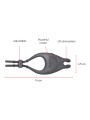ONINDER - PAMPA WIEDERAUFLADBARER EINSTELLBARER VIBRATORRING MIT KLITO