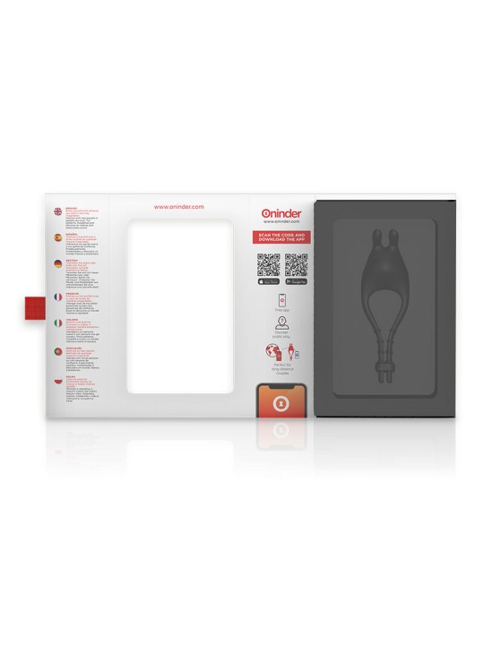 ONINDER - PAMPA WIEDERAUFLADBARER EINSTELLBARER VIBRATORRING MIT KLITO