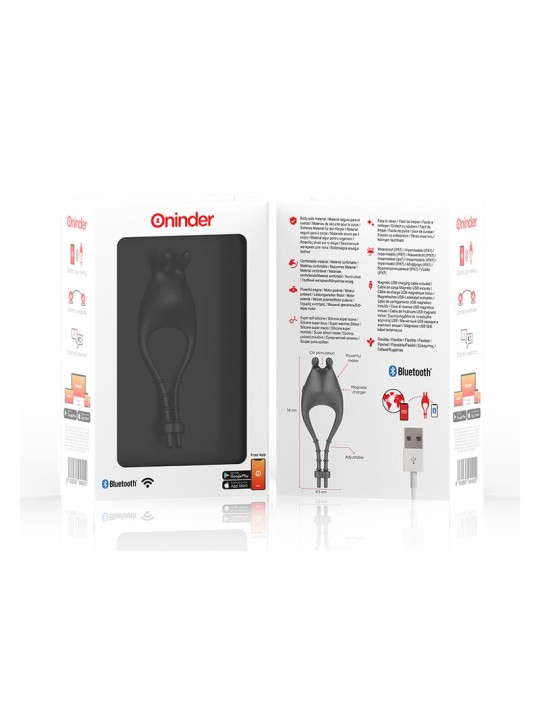 ONINDER - ANNEAU VIBRATEUR RÉGLABLE RECHARGEABLE PAMPA AVEC STIMULATEU