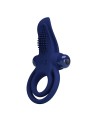 PRETTY LOVE - BRONSON DUBBELE RING MET BLAUWE TRILLING