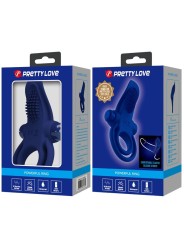 PRETTY LOVE - BRONSON BAGUE DOUBLE AVEC VIBRATION BLEU