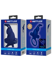 PRETTY LOVE - JIRO KANINCHENRING MIT VIBRATION BLAU