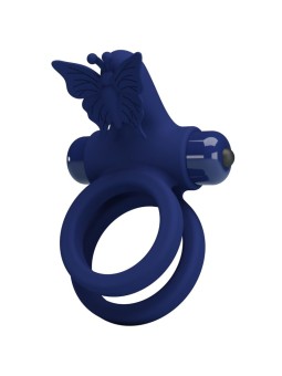 PRETTY LOVE - JAMELE DOUBLE RING WITH VIBRATION & BUTTERFLY STIMULATOR