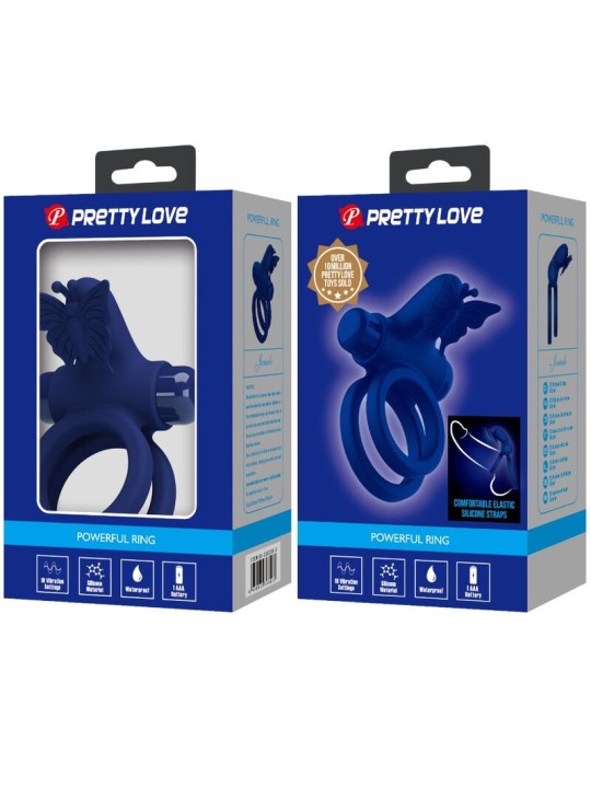 PRETTY LOVE - JAMELE DOPPIO ANELLO CON VIBRAZIONE E STIMOLATORE FARFAL