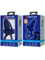 PRETTY LOVE - MAT DOUBLE RING WITH VIBRATION & STIMULATOR BLUE