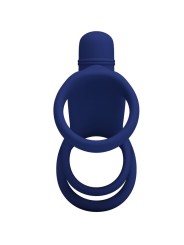 PRETTY LOVE - ELISH VIBRATING RING WITH EXTENSION BLUE
