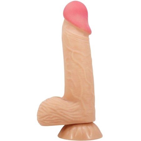 PRETTY LOVE - SÉRIE SLIDING SKIN DILDO REALÍSTICO COM VENTOSA DESLIZAN