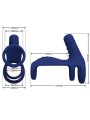 PRETTY LOVE - ANEL VIBRANTE ELISH COM EXTENSO AZUL