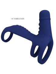 PRETTY LOVE - ANEL VIBRANTE ELISH COM EXTENSO AZUL