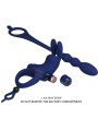PRETTY LOVE - AYAD RABBIT VIBRATOR RING WITH PLUG BLUE